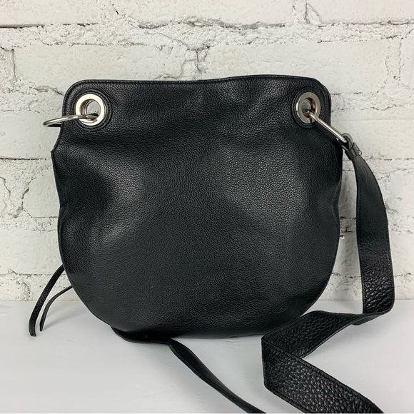 Vince Camuto Faria Black Leather Crossbody Purse - Picture 3 of 9